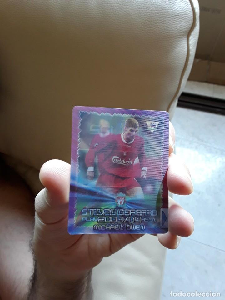 Cromos de f&uacute;tbol: Cromo tridimensional del Liverpool - Foto 3