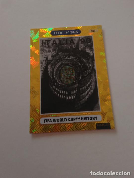 Cromos de f&uacute;tbol: 383 CARTEL MUNDIAL WORLD CUP ITALIA 90 CARD CROMO F&Uacute;TBOL PANINI ADRENALYN FIFA 365 2020-2021 20-21