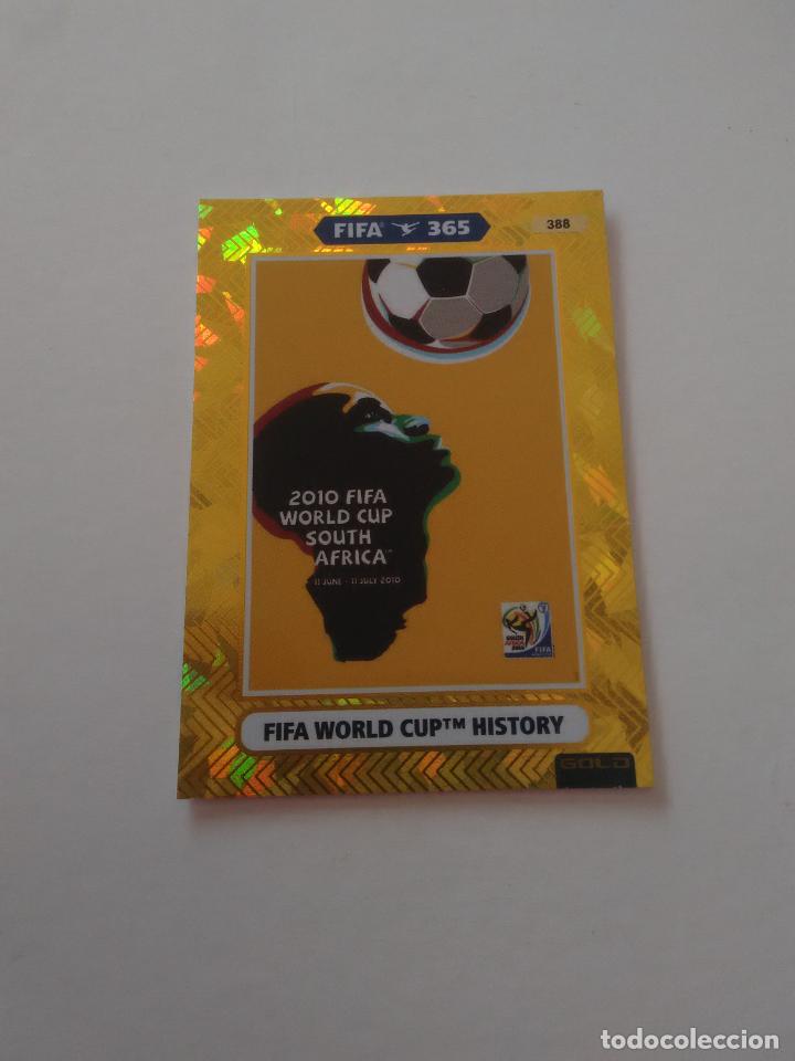 Cromos de f&uacute;tbol: 388 CARTEL MUNDIAL WORLD CUP SUD&Aacute;FRICA 2010 CROMO F&Uacute;TBOL PANINI ADRENALYN FIFA 365 2020-2021 20-21