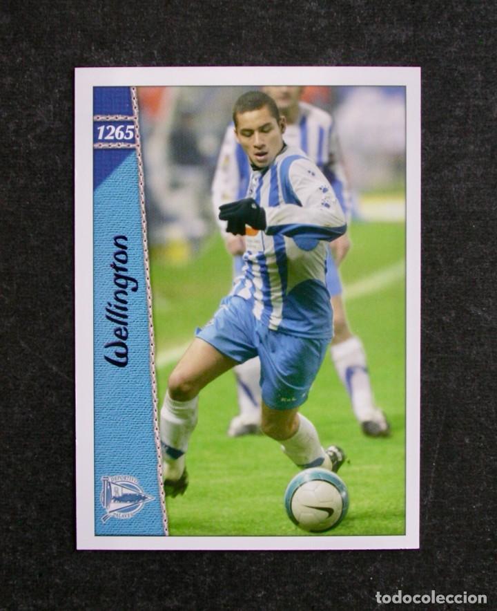 Cartes &agrave; collectionner de Football: 1265 WELLINGTON / FICHA PLUS / FICHAS DE LA LIGA 2006 2007 06 07 / MUNDICROMO