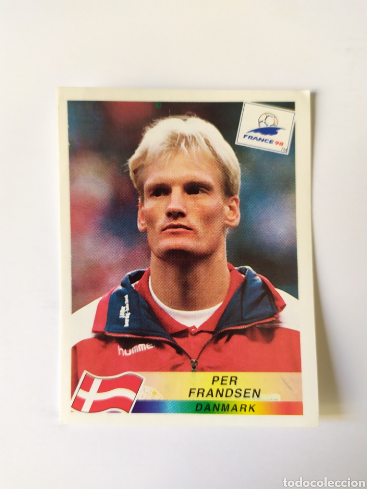 Fu&szlig;ball-Sticker: Mundial Francia 98 panini Frandsen n&deg; 221 Dinamarca