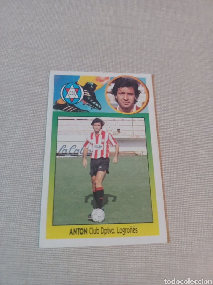 Cromos de Futebol: Cromo F&uacute;tbol Liga Este 93-94 ANTON CLUB DPTVO. LOGRO&Ntilde;ES EDICIONES ESTE