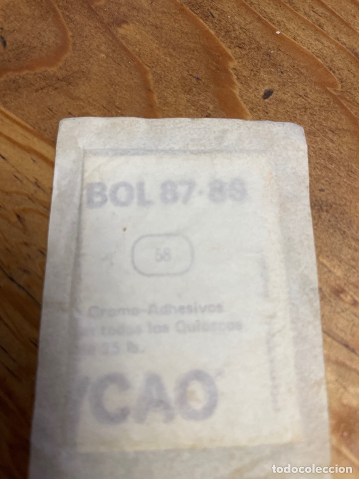 Figurine di Calcio: Bollycao futbol 87-88 en su envoltorio original