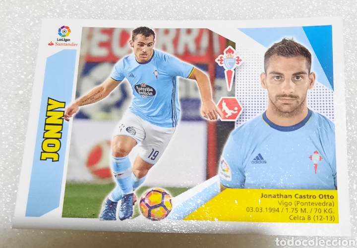 Cromos de f&uacute;tbol: Jonny. Este 2017-2018. R. C. Celta de Vigo - Foto 1