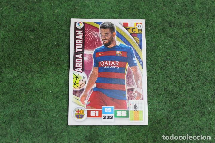 Cromos de F&uacute;tbol: 053 ARDA TURAN ADRENALYN XL 2015-16 LALIGA SANTANDER