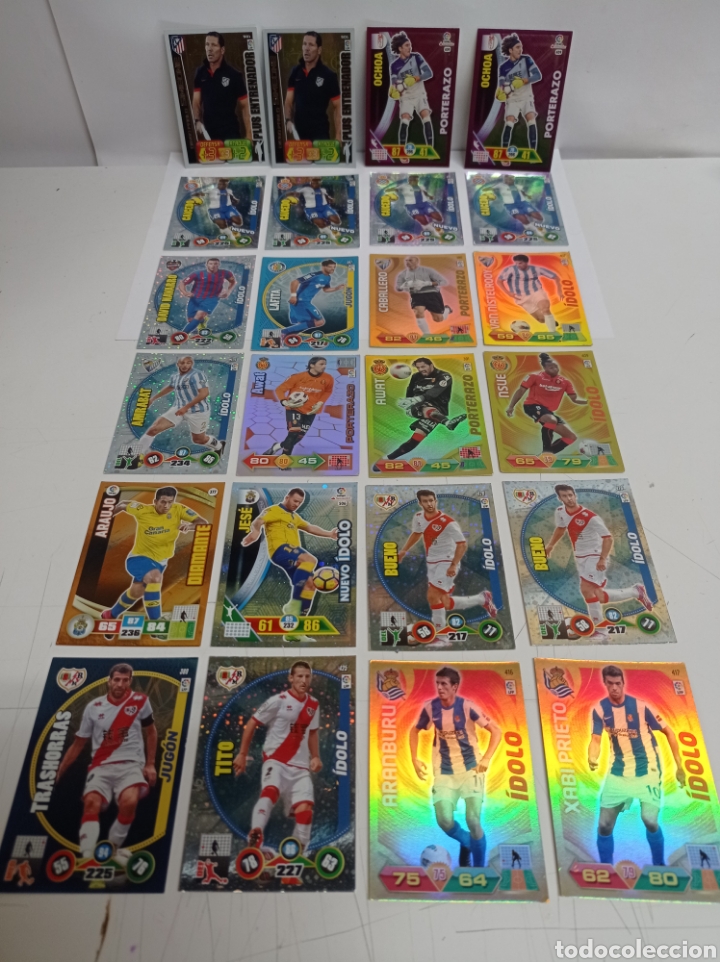 Cromos de F&uacute;tbol: 39 CROMOS ADRENALYN DIFERENTES TEMPORADAS,ALGUNOS REPES