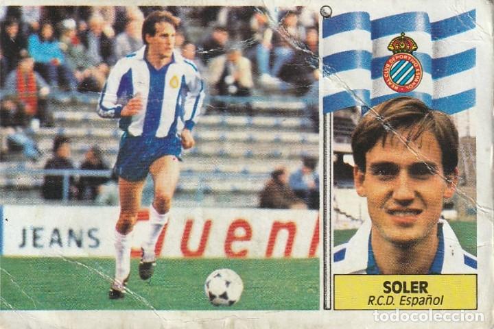 Cromos de f&uacute;tbol: ESTE 86-87 SOLER. RECUPERADO. - Foto 1