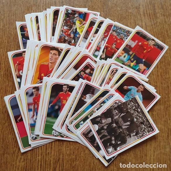 Cromos de Futebol: COLECCI&Oacute;N COMPLETA EL &Aacute;LBUM DE LA SELECCI&Oacute;N 84 CROMOS ADHESIVOS (NO INCLUYE &Aacute;LBUM) CARREFOUR PANINI