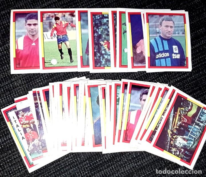 Football Stickers: LOTE 62 CROMOS CAMPEONATO MUNDIAL 1994 SELECCI&Oacute;N PEGATINAS DE FUTBOL ESPA&Ntilde;A MUNDICROMO SPORT USA 94
