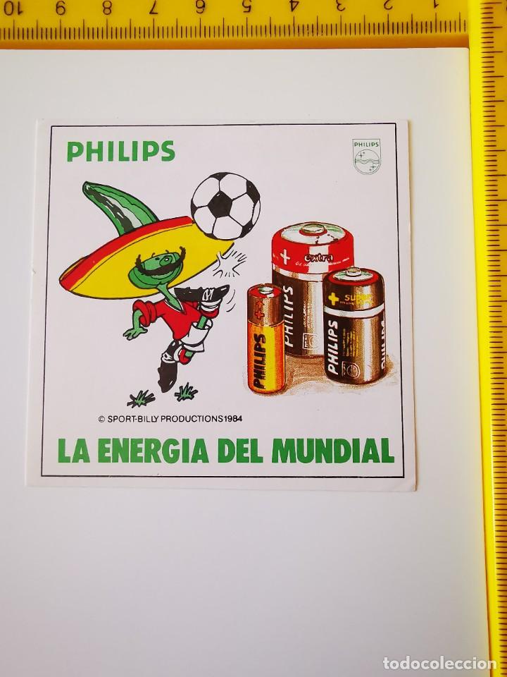 Cromos de Futebol: CROMO PEGATINA PUBLICIDAD SIN PEGAR MUNDIAL 1986 FUTBOL MEXICO 86 PHILIPS PIQUE
