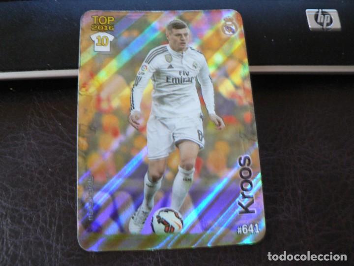 Cromos de f&uacute;tbol: MUNDICROMO QUIZ LIGA 2015 2016 15 16 TOP RAYAS DIAGONAL DIAGONALES KROOS 641