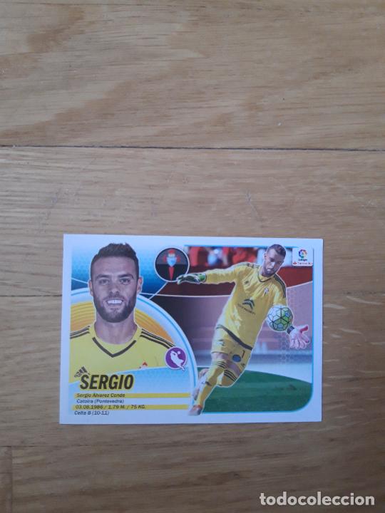 Cromos de f&uacute;tbol: Sergio 1 celta este 16 17 2016 2017 sin pegar - Foto 1