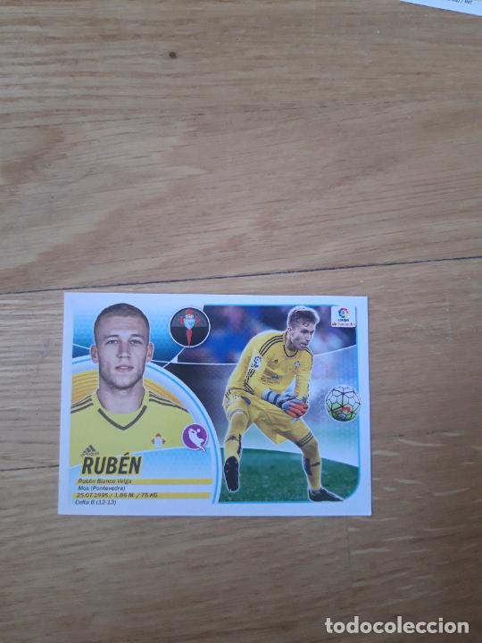 Cromos de f&uacute;tbol: Ruben 2 celta este 16 17 2016 2017 sin pegar - Foto 1