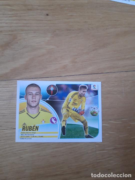 Cromos de f&uacute;tbol: Ruben 2 celta este 16 17 2016 2017 sin pegar - Foto 1