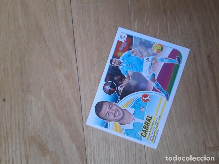 Cromos de f&uacute;tbol: Cabral 4 celta este 16 17 2016 2017 sin pegar - Foto 1
