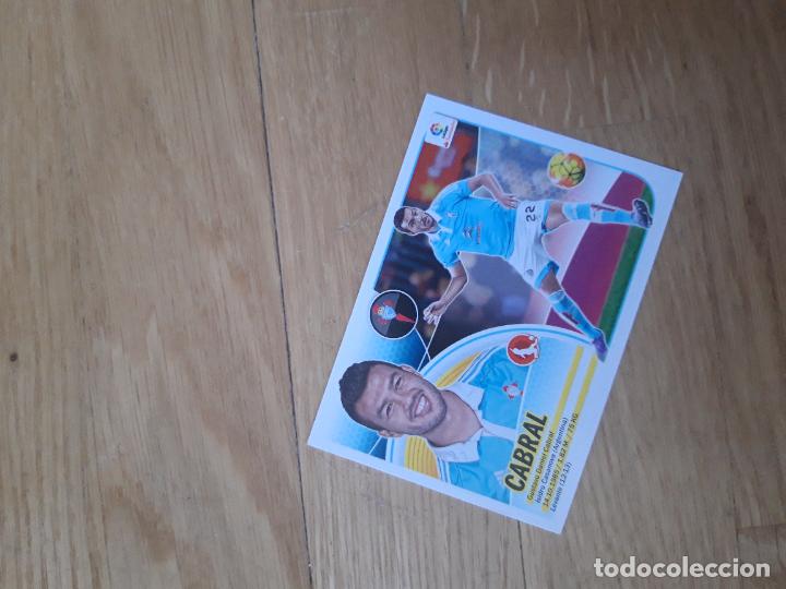 Cromos de f&uacute;tbol: Cabral 4 celta este 16 17 2016 2017 sin pegar - Foto 1