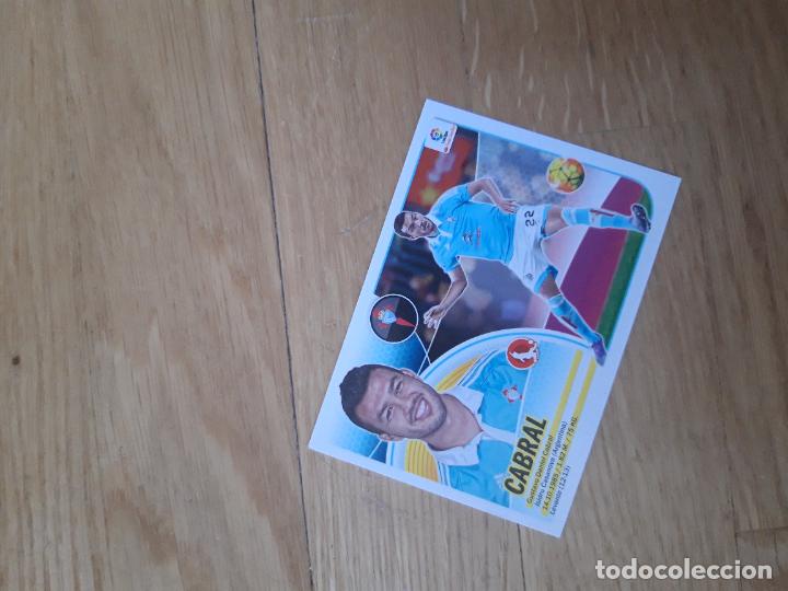 Cromos de f&uacute;tbol: Cabral 4 celta este 16 17 2016 2017 sin pegar - Foto 1