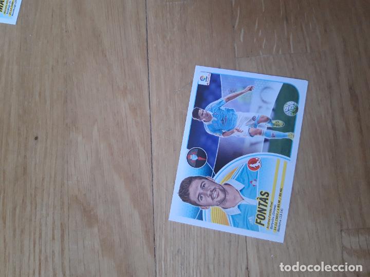 Cromos de f&uacute;tbol: Fontas 6a celta este 16 17 2016 2017 sin pegar - Foto 1