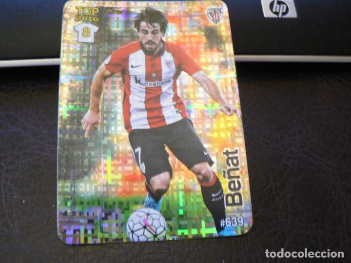 Cromos de F&uacute;tbol: MUNDICROMO QUIZ LIGA 2015 2016 15 16 TOP BRILLO FONDO TETRIS BE&Ntilde;AT ATHLETIC CLUB