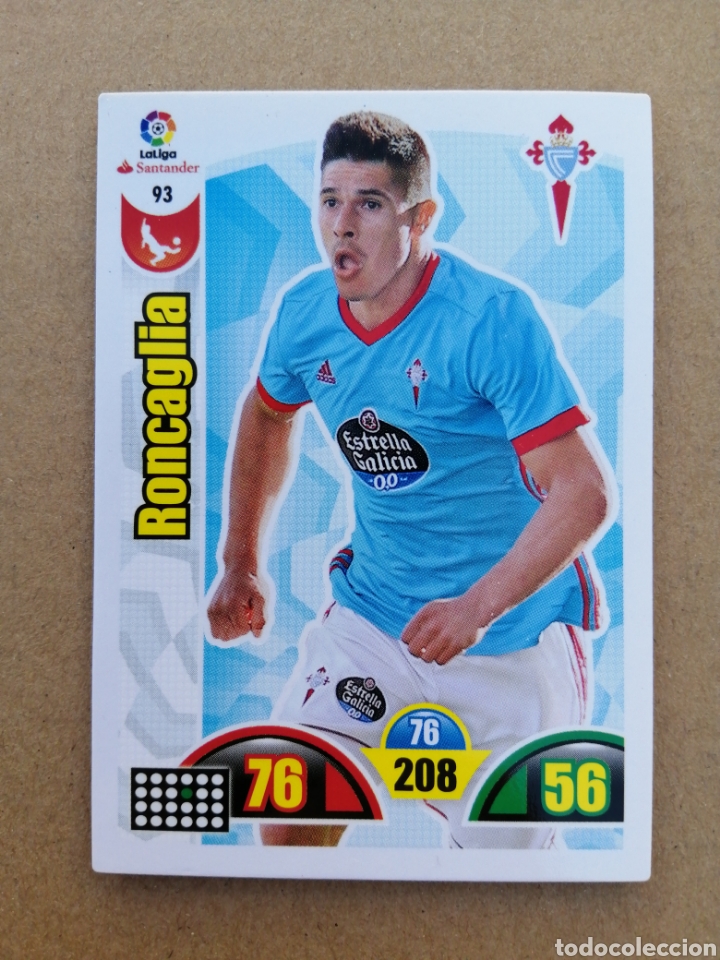 Cromos de f&uacute;tbol: PANINI 2017-18 - RONCAGLIA - 93 CELTA - Foto 1