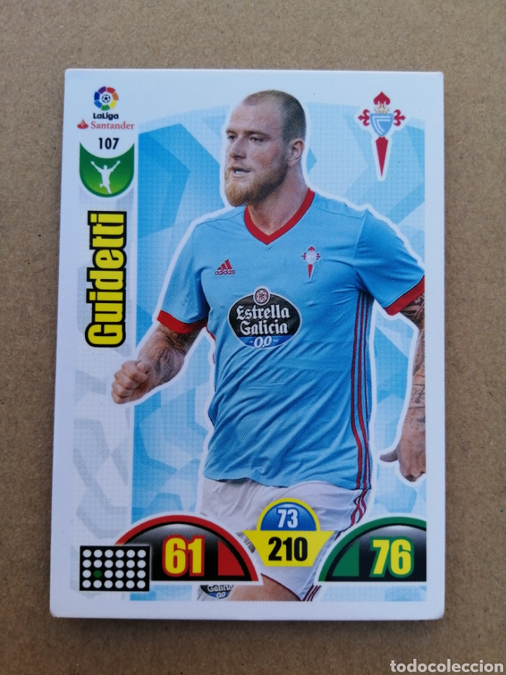 Cromos de f&uacute;tbol: PANINI 2017-18 - GUIDELTI - 107 CELTA - Foto 1