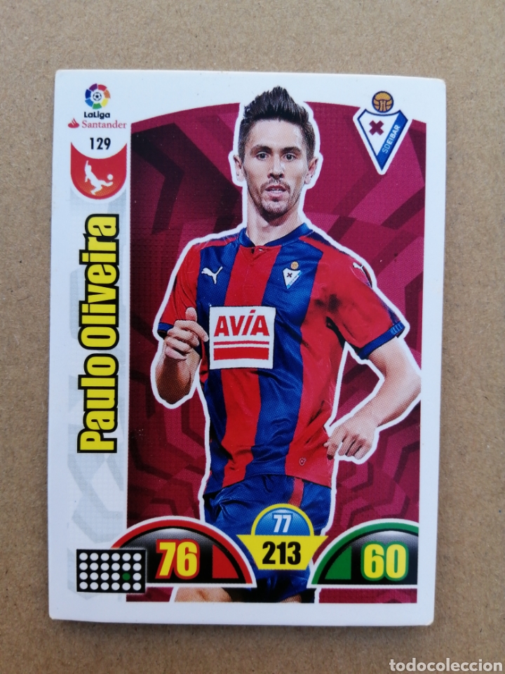 Cromos de f&uacute;tbol: PANINI 2017-18 - PAULO OLIVEIRA - 129 EIBAR - Foto 1
