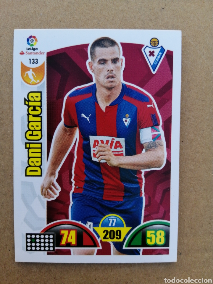 Cromos de f&uacute;tbol: PANINI 2017-18 - DANI GARC&Iacute;A - 133 EIBAR - Foto 1