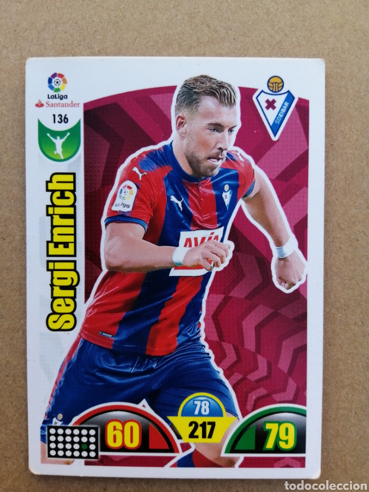 Cromos de f&uacute;tbol: PANINI 2017-18 - SERGIO ENRICH - 136 EIBAR - Foto 1