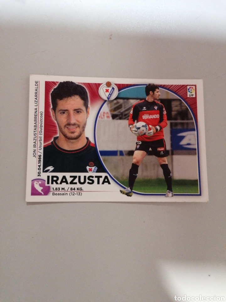 Cromos de f&uacute;tbol: 14 15 2014 2015 IRAZUSTA 2 EIBAR EDICIONES ESTE PANINI SIN PEGAR - Foto 1