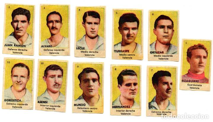 Fu&szlig;ball-Sticker: Valencia,1944-45, de condimentos la llave, muy dif&iacute;ciles,
