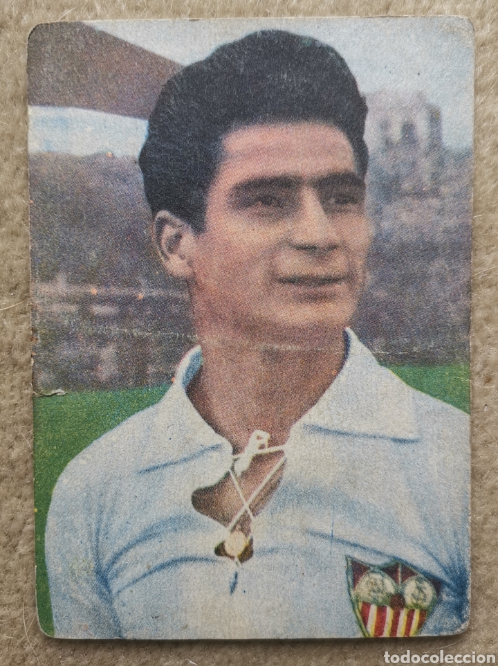 Cromos de F&uacute;tbol: Cromo RAMONI - Sevilla Club de F&uacute;tbol -Chocolates Dulcinea de Quintana de la Orden 7x10cm