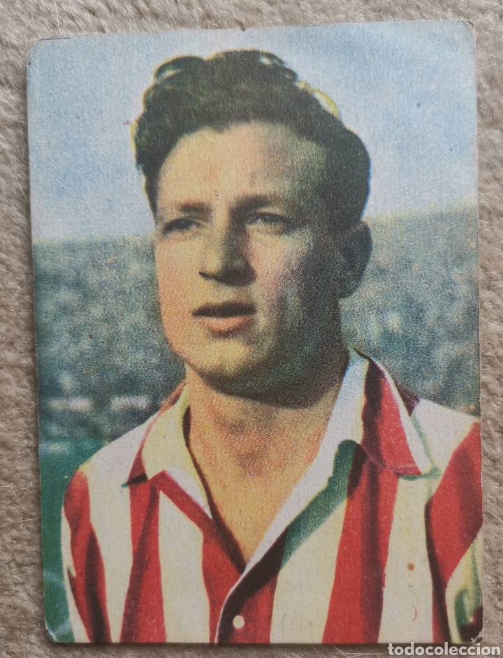 Cromos de F&uacute;tbol: Cromo P&Eacute;REZ PAYA- Atl&eacute;tico de Madrid Club F&uacute;tbol -Chocolates Dulcinea de Quintana de la Orden 7x10cm