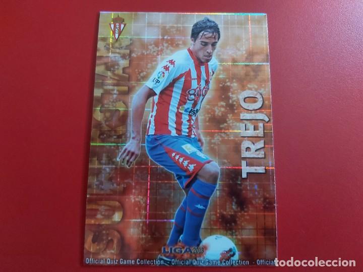 Cromos de f&uacute;tbol: 747 TREJO(GIJON) - SUPERSTAR BRILLO CUADROS - MUNDICROMO 2012 2013 PLATINUM 12 13