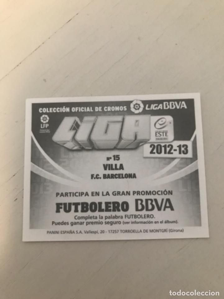 Cromos de f&uacute;tbol: David Villa - Foto 2