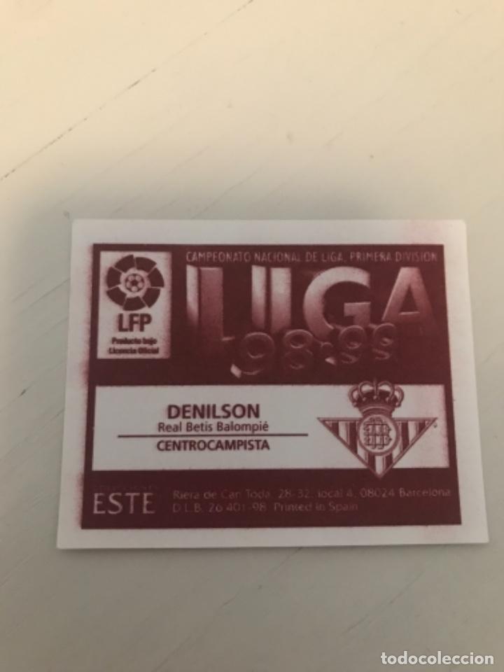 Cromos de f&uacute;tbol: Denilson - Foto 2