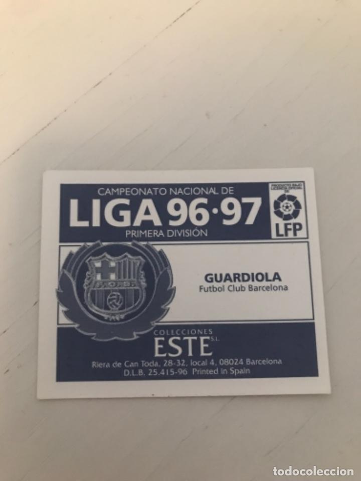 Cromos de f&uacute;tbol: Guardiola - Foto 2
