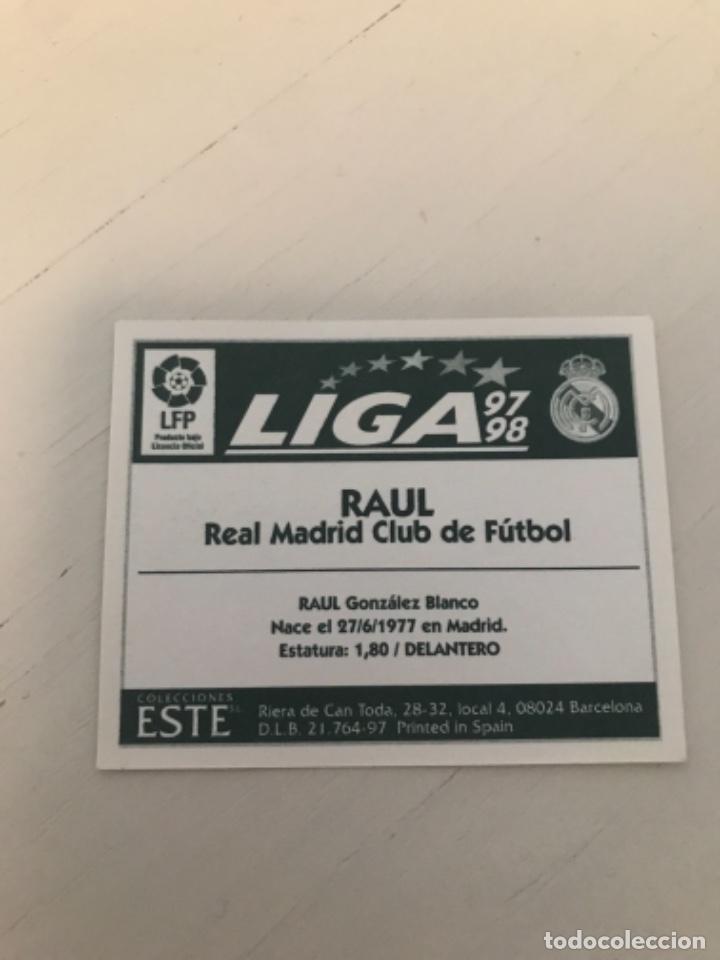 Cromos de f&uacute;tbol: Raul - Foto 2