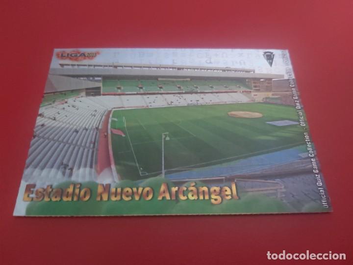 Cromos de F&uacute;tbol: 803 ESTADIO CORDOBA - BRILLO LETRAS - MUNDICROMO 2012 2013 PLATINUM 12 13
