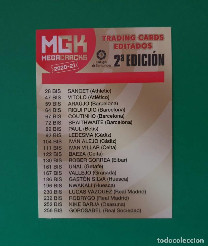 Cartes &agrave; collectionner de Football: &Iacute;NDICE / TRADING CARDS EDITADOS (SEGUNDA EDICI&Oacute;N) - MEGACRACKS 2020-21 - MGK 20/21 (NUEVO)
