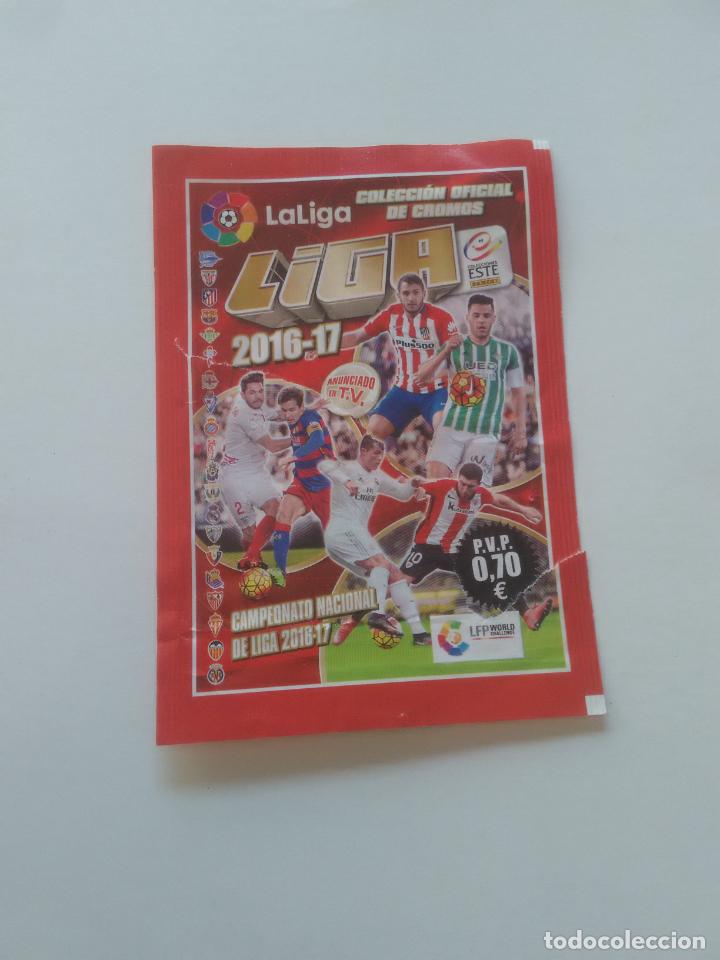 Cromos de F&uacute;tbol: MESSI CRISTIANO RONALDO KOKE DE MARCOS SOBRE CROMOS VAC&Iacute;O LIGA F&Uacute;TBOL 2016-2017 EDICIONES ESTE 16-17