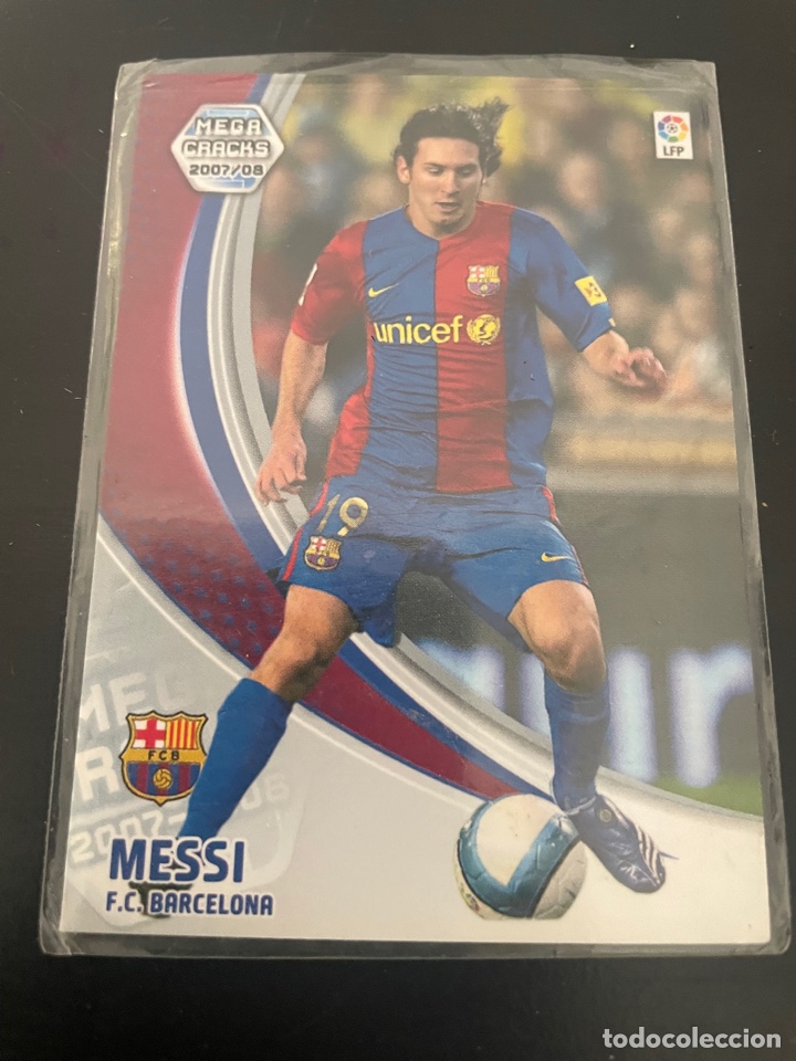 Cromos de f&uacute;tbol: MESSI MEGA CRACKS 2007-2008 (IMPECABLE) - Foto 2