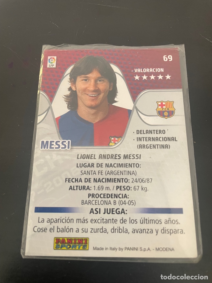 Cromos de f&uacute;tbol: MESSI MEGA CRACKS 2007-2008 (IMPECABLE) - Foto 3