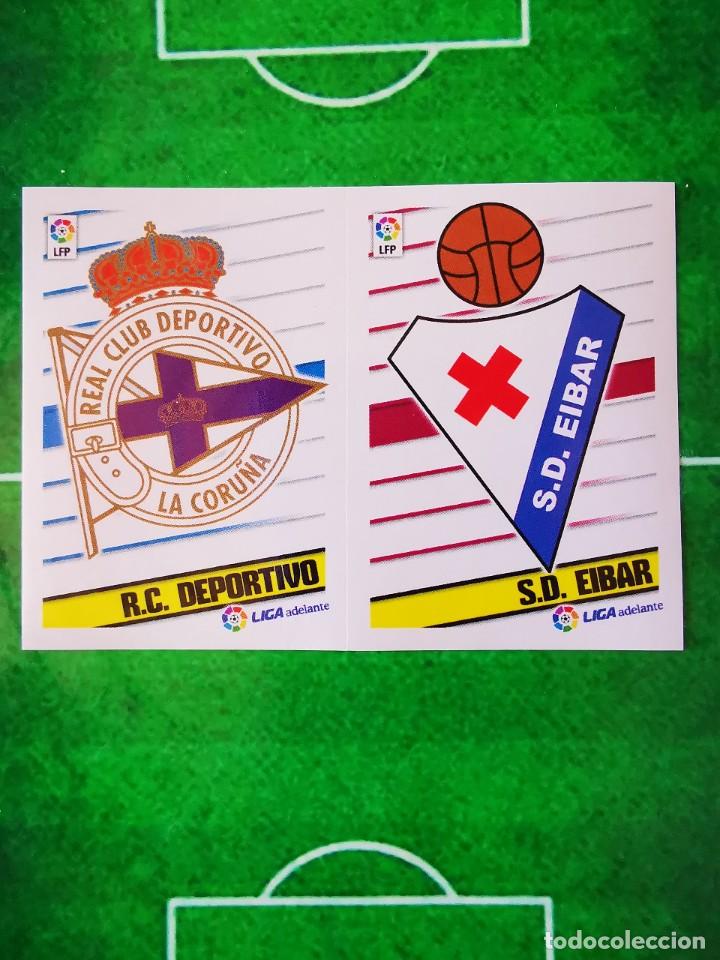 Fu&szlig;ball-Sticker: CROMO FUTBOL LIGA ESTE PANINI 13 14 SIN PEGAR 2013 2014 3 ESCUDOS LIGA ADELANTE EIBAR DEPORTIVO