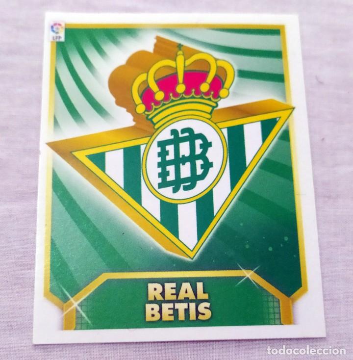 Football Stickers: CROMO FUTBOL - ESCUDO REAL BETIS - LIGA 2011-12