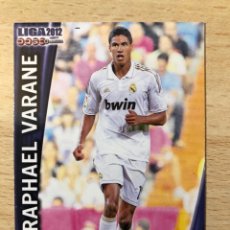 Cromos de Fútbol: # 661 RAPHAEL VARANE ROOKIE CARD REAL MADRID FRANCIA MANCHESTER U. MUNDICROMO 2011-12 MINT CONDITION. Lote 277636298
