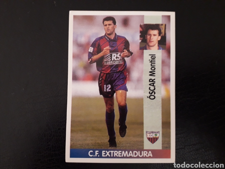 Football Stickers: &Oacute;SCAR EXTREMADURA N&deg; 338 PANINI 96 97 1996 1997 SIN PEGAR. VER FOTOS. PEDIDO M&Iacute;NIMO 3&euro;.