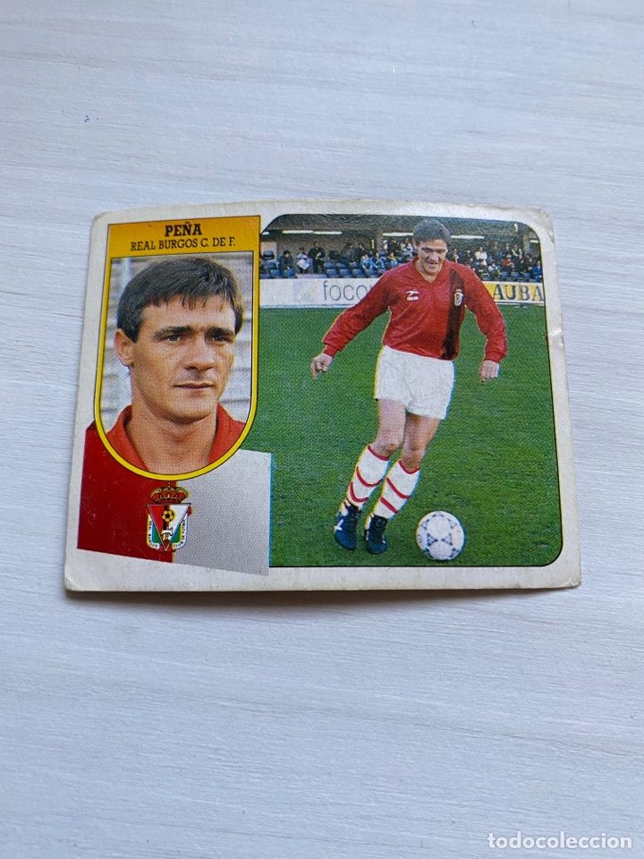 Cromos de f&uacute;tbol: Liga Este 91 92 Pe&ntilde;a Burgos . 1991 1992 BAJA . Nunca pegado .