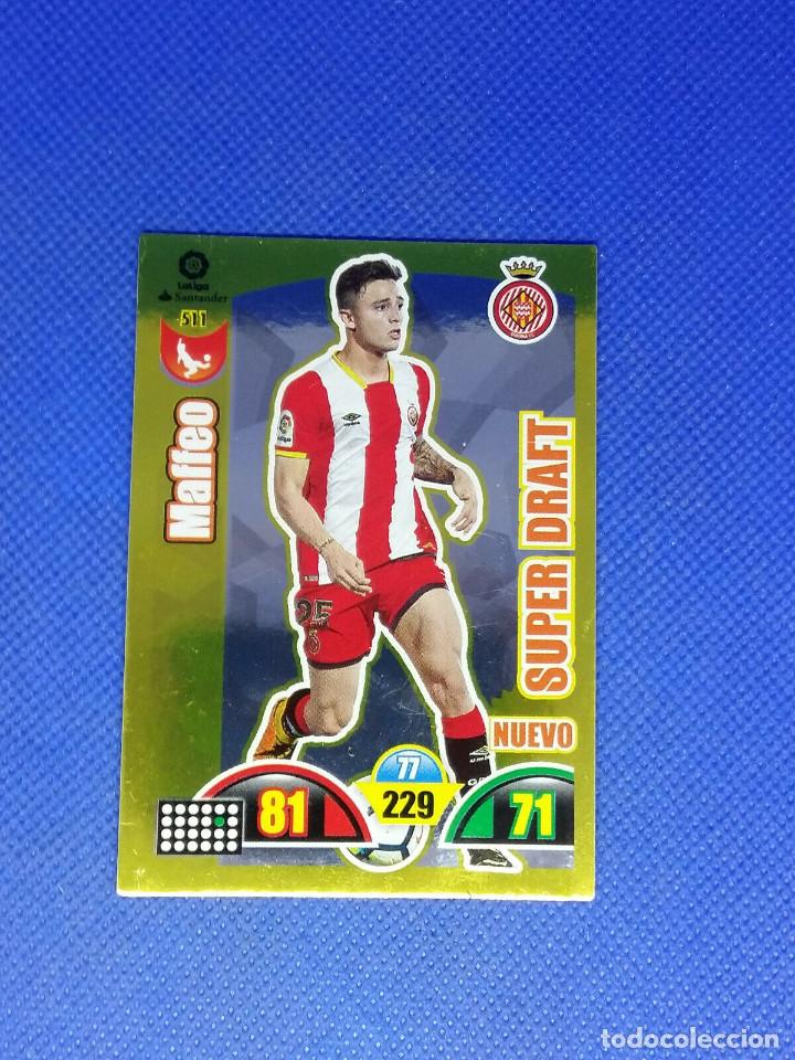 Cromos de f&uacute;tbol: ADRENALYN 2017-18 SUPER DRAFT N&ordm; 511 MATEO - Foto 1