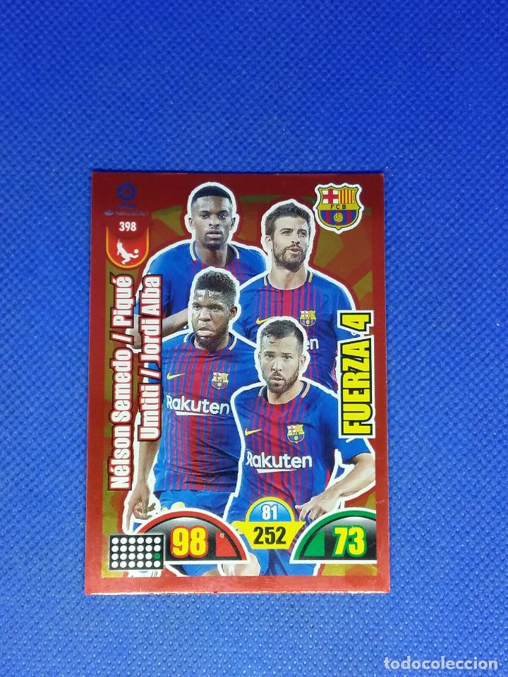 Cromos de f&uacute;tbol: ADRENALYN 2017-18 FUERZA 4 N&ordm; 398