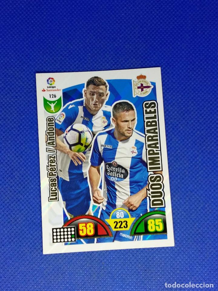Football Stickers: ADRENALYN 2017-18 DUOS IMPARABLES N&ordm; 126